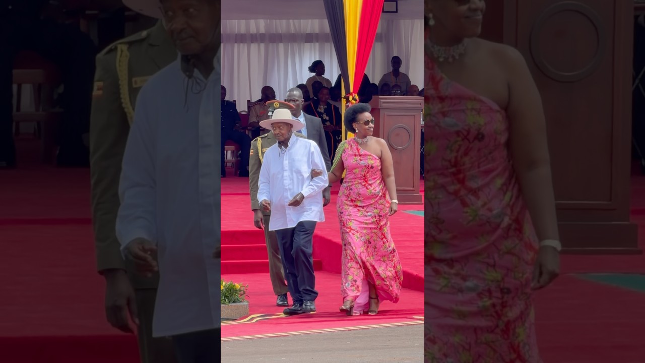 The New President Of Uganda  H.E Yoweri Kaguta Museveni And The First Daughter Natasha #yowerimuseve