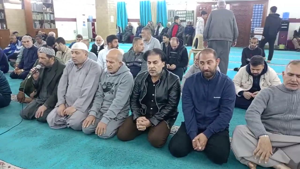 2رقم 3#3#2026 صلاه تراويح في شهر رمضان يوم 14جامع عرفات كان أمام الصلاةدكتور حيدر هادي العودة رفاعي