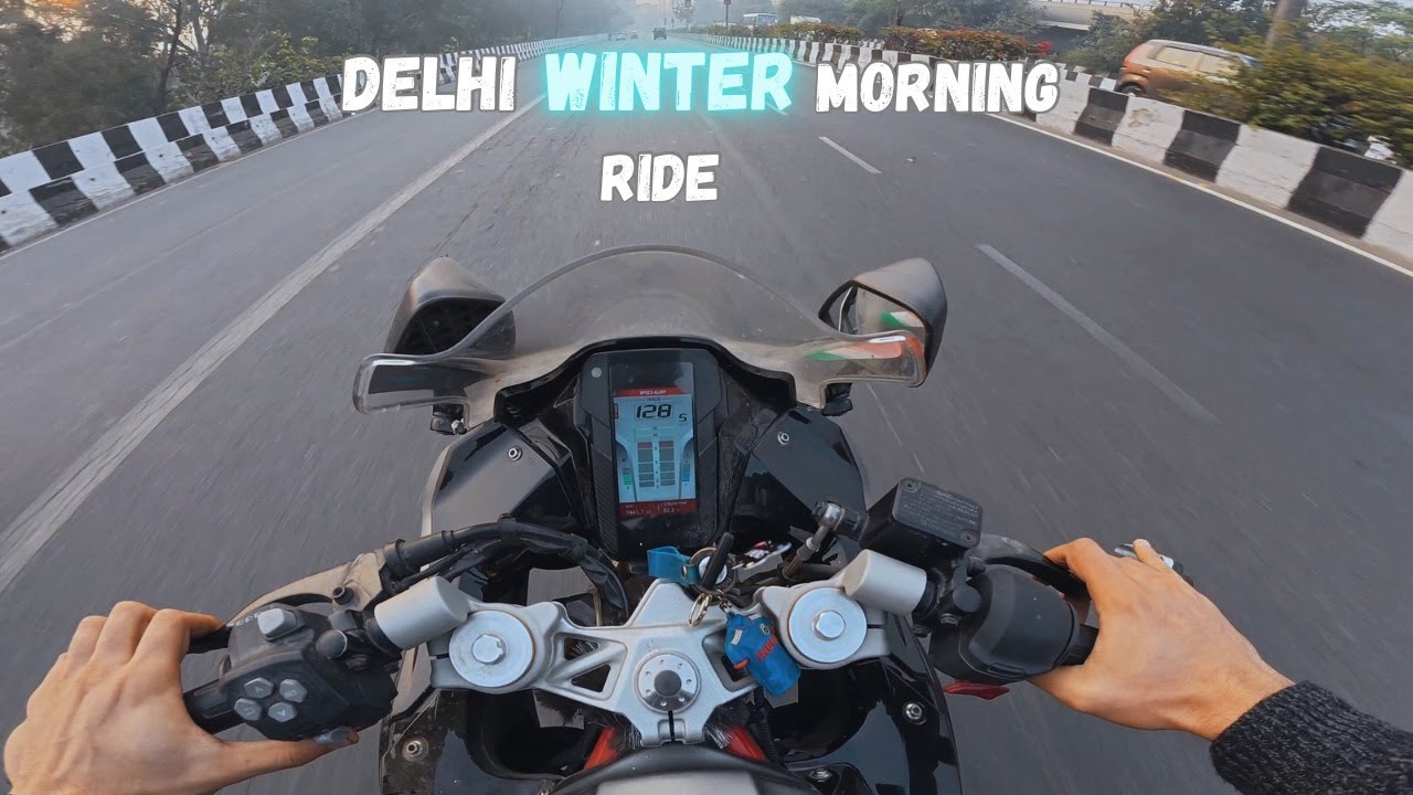 Delhi ki sardi + RR310 = perfect motovlog || Butter smooth morning ride