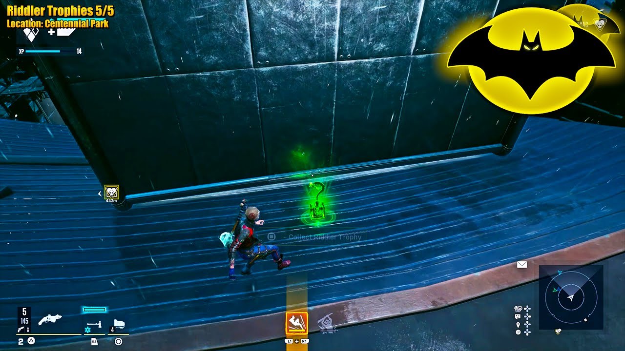 All Riddler Trophies in Centennial Park Location - Suicide Squad Kill the Justice League