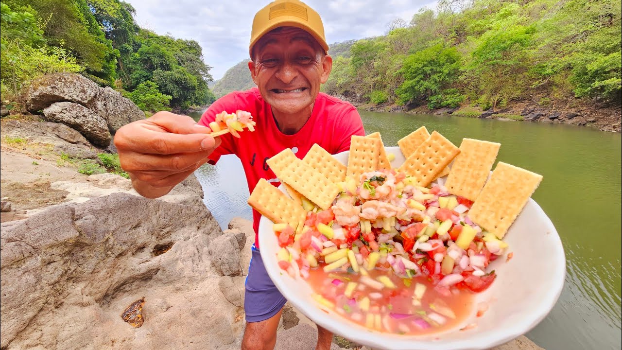 Pesca y ceviche de chacalines de chorrera