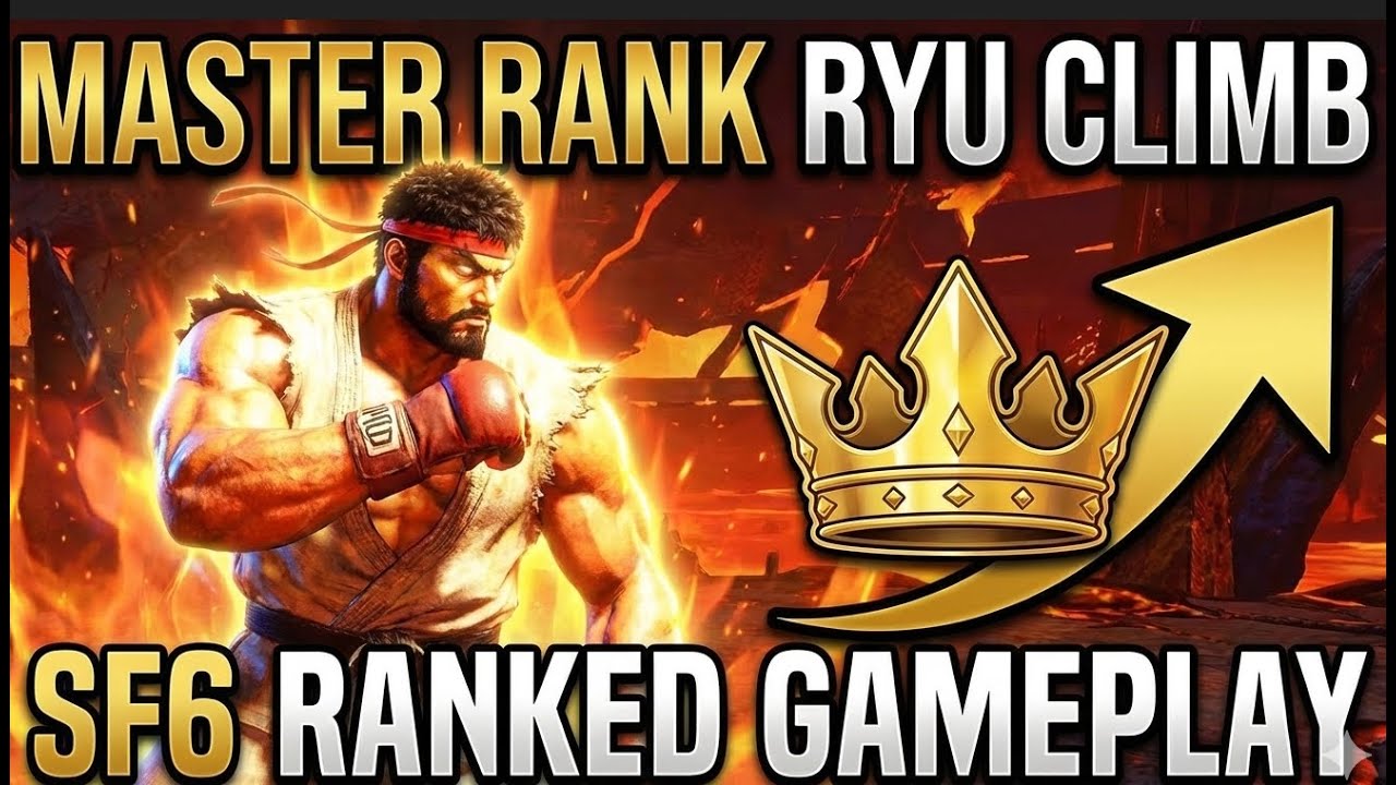 MASTER RANK RYU CLIMB🥋 SF6 Ranked Gameplay
