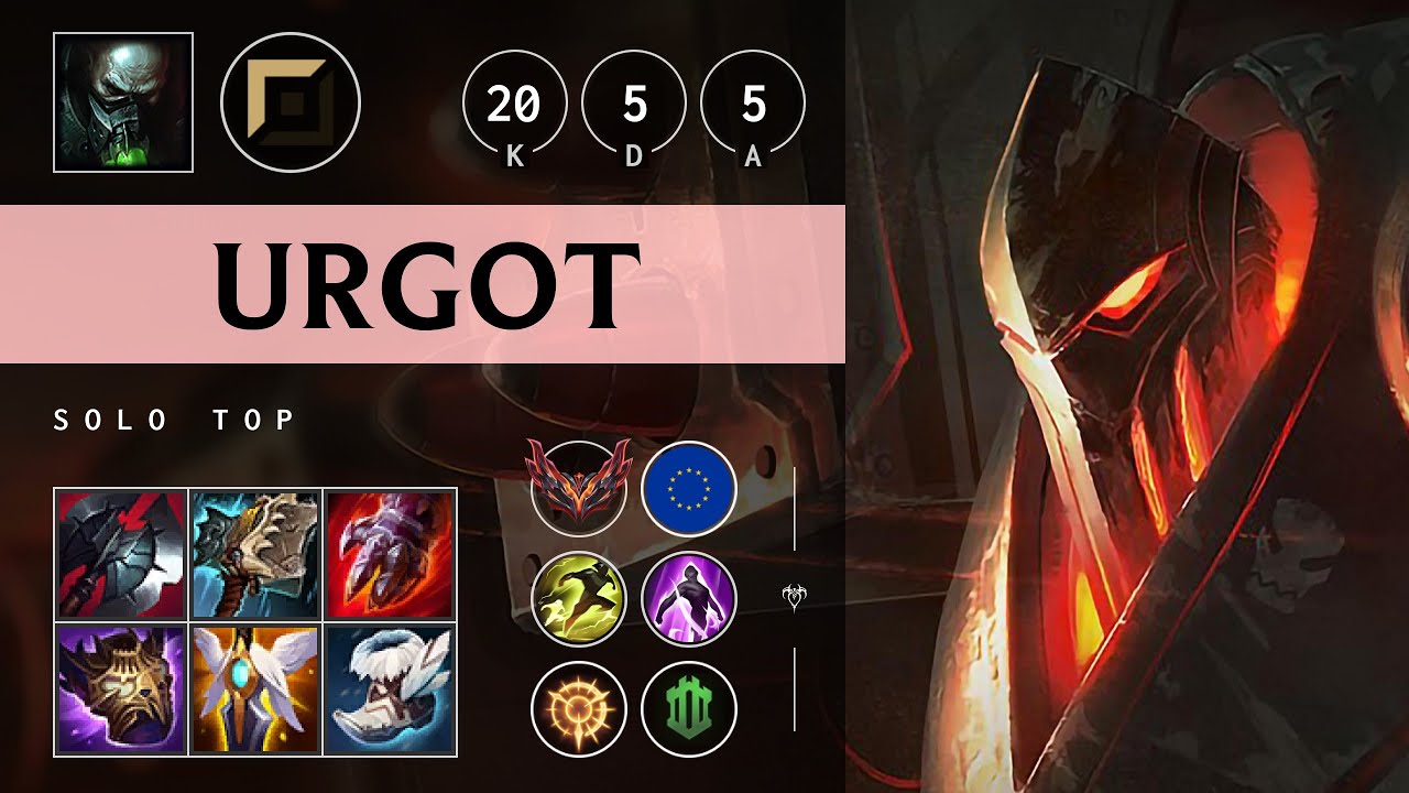 Urgot Top vs Yone - EUW Grandmaster Patch 25.07