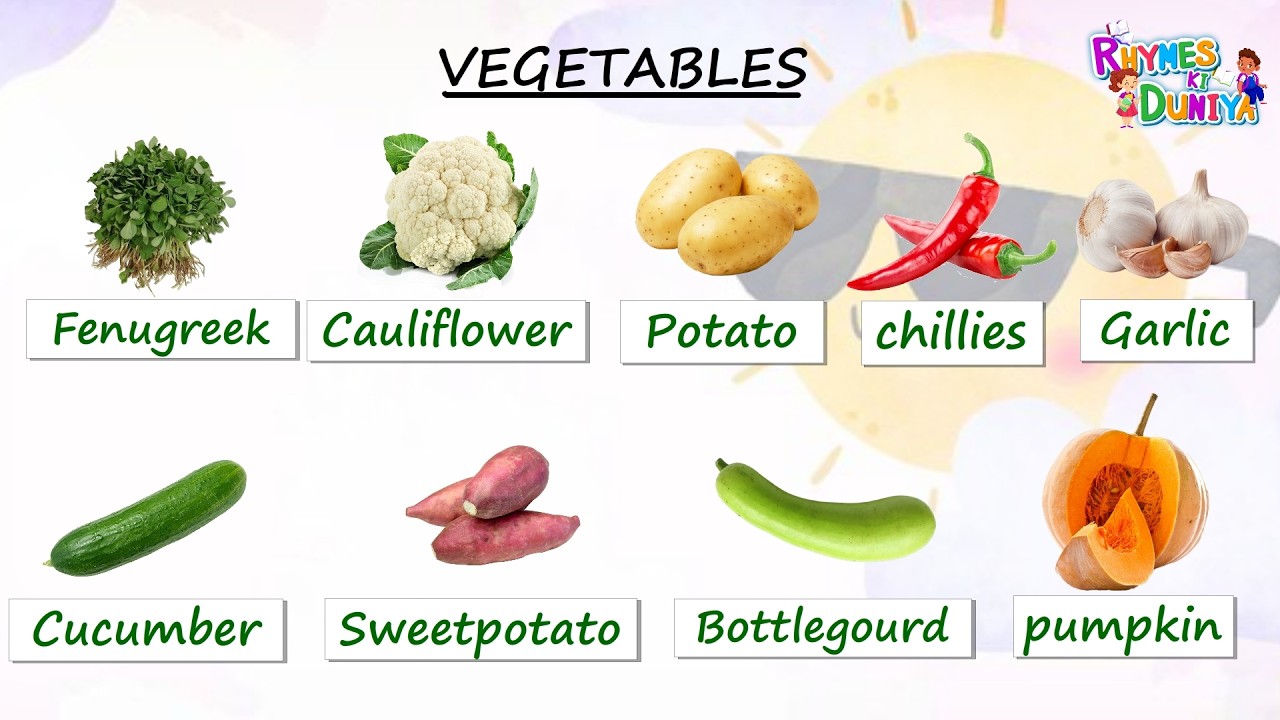 Vegetable Names Made Easy: Fun Learning for Kids! Let's Get Veggie! Fun Names for Little Learners!