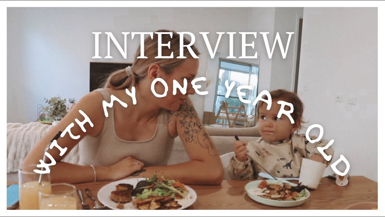Cooking with my Toddler + Interview with my 1 Year Old