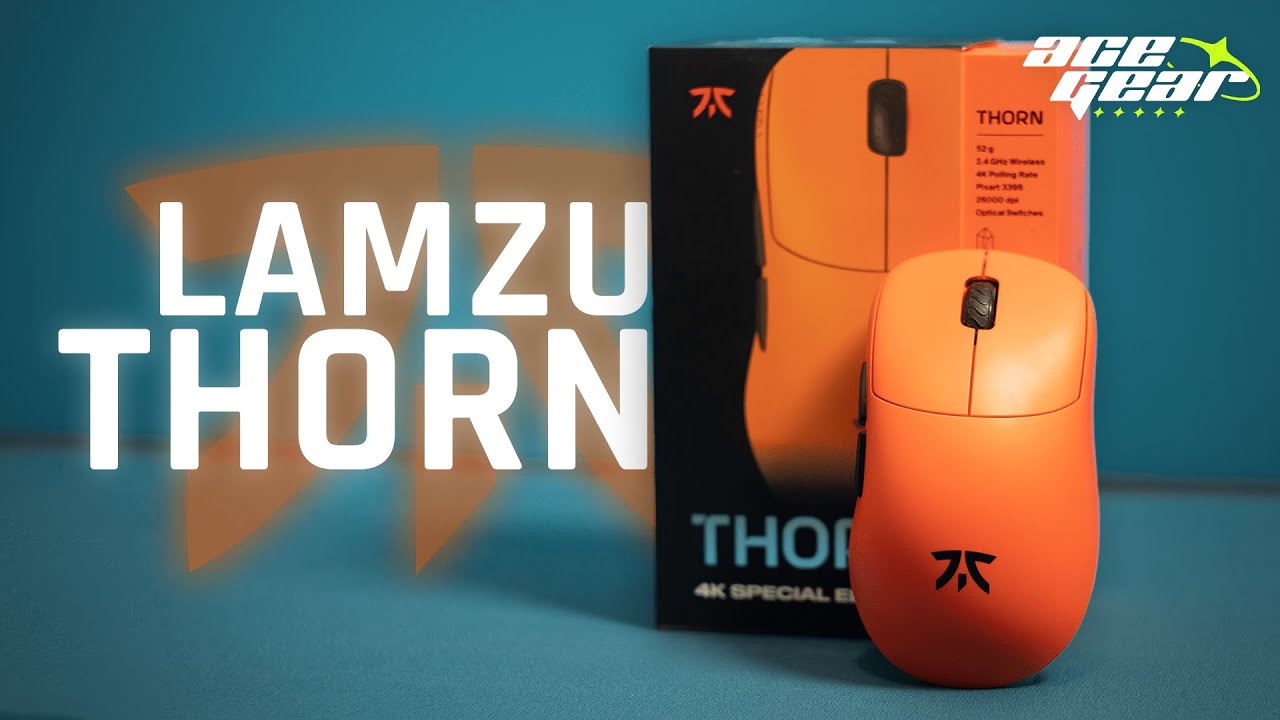 NAJLEPSZA MYSZKA ERGONOMICZNA DLA GRACZY! RECENZJA FNATIC X LAMZU THORN