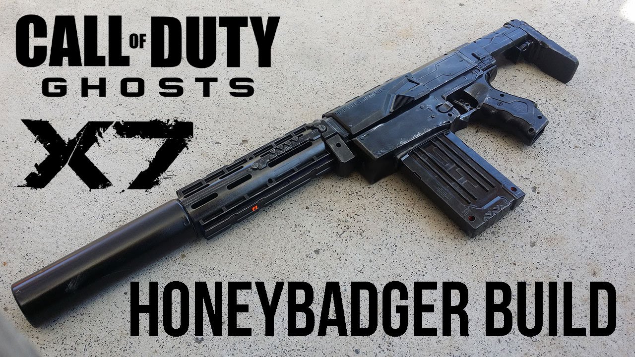 NERF RETALIATOR COD: GHOSTS HONEYBADGER MOD