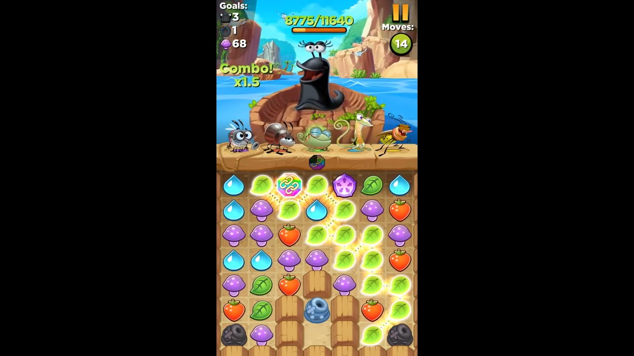 Best fiends level 129 walkthrough android gameplay