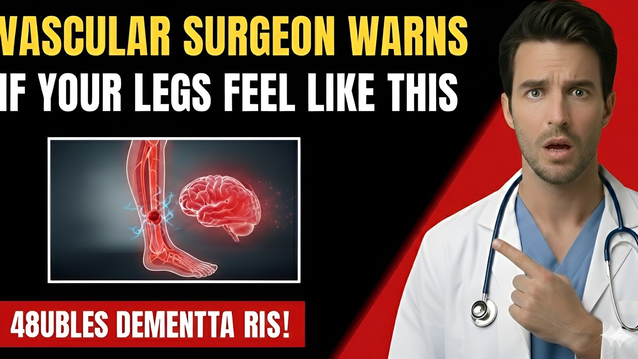 Vascular Surgeon: If Your Legs Feel Like This at Night, You Have 48 Hours to Act