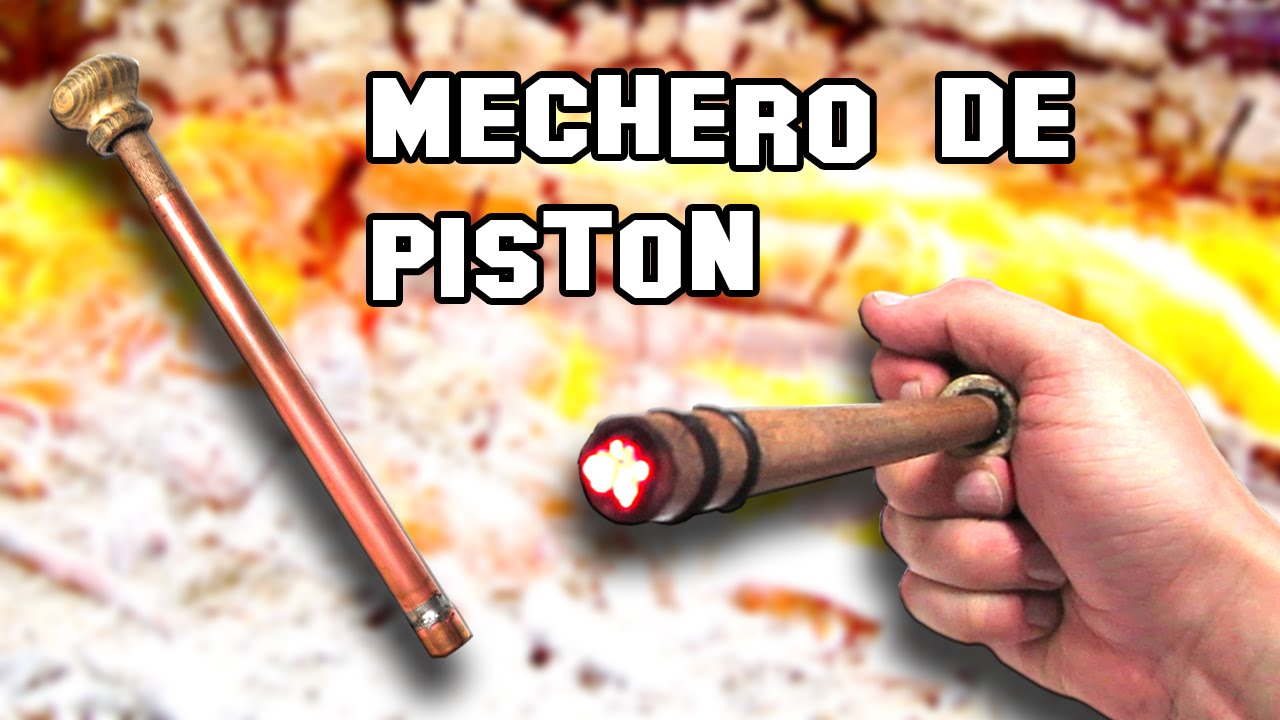 ✔ C&oacute;mo Hacer un Mechero de Piston | Supervivencia