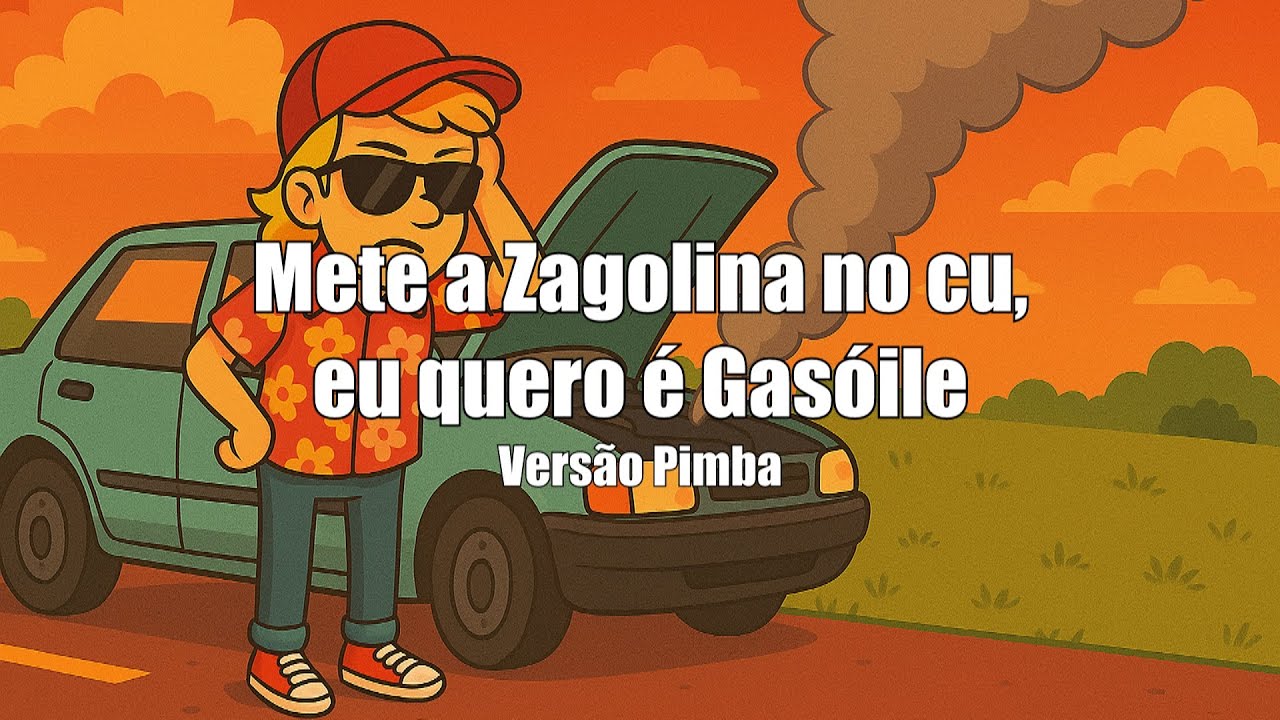 Mete a Zagolina no cu, eu quero é Gasóile | Versão Pimba (AI Song) LYRIC VIDEO