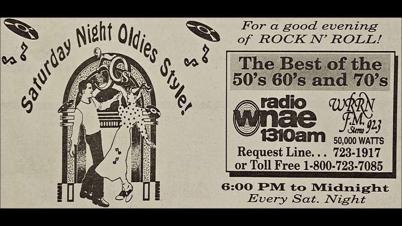 WRRN Sat. Night Oldies Show 1990s | 92.3 FM Warren, PA