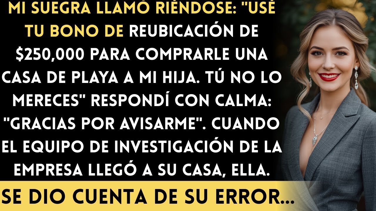 Se Esfumó Mi Dinero de Reubicación! Mi Suegra Se Rió… Hasta Que La Investigación de la Empresa