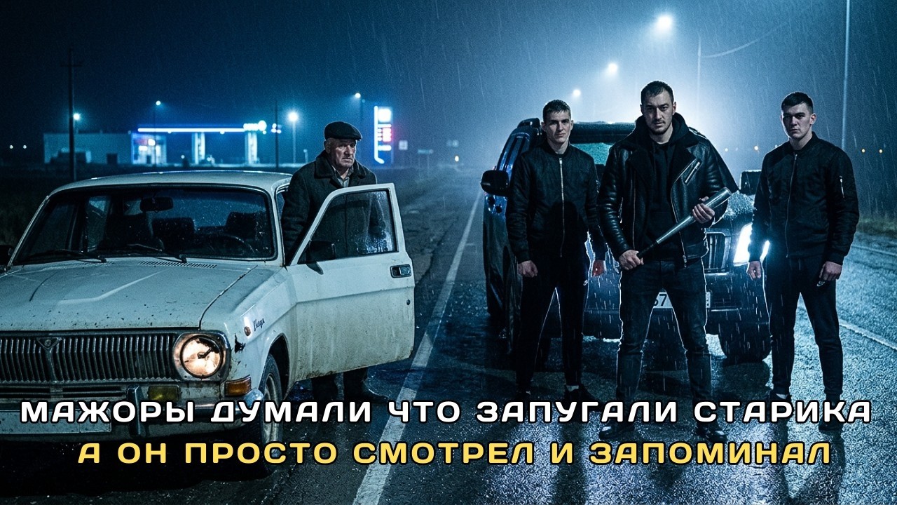 МАЖОРЫ ЗАБРАЛИ часы и уехали хохоча... Старик завёл двигатель и ПОЕХАЛ ЗА НИМИ
