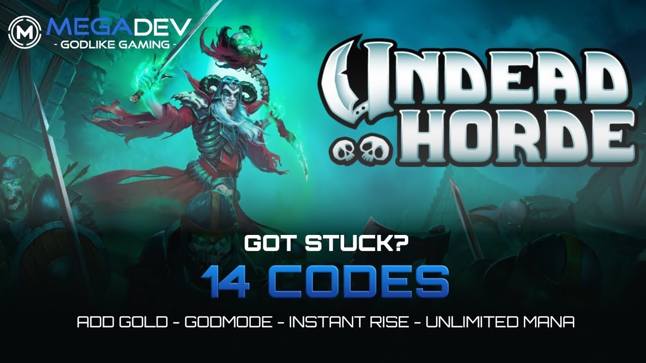 UNDEAD HORDE Cheats: Add Gold, Godmode, Instant Rise, Easy Kills, ... | Trainer by MegaDev