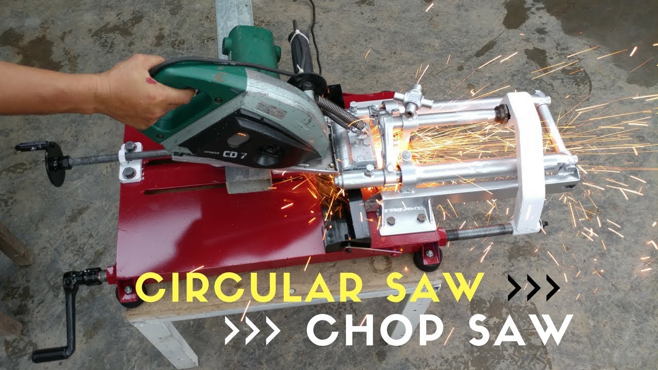Convert CIRCULAR SAW to Steel Cutting CHOP SAW Machine