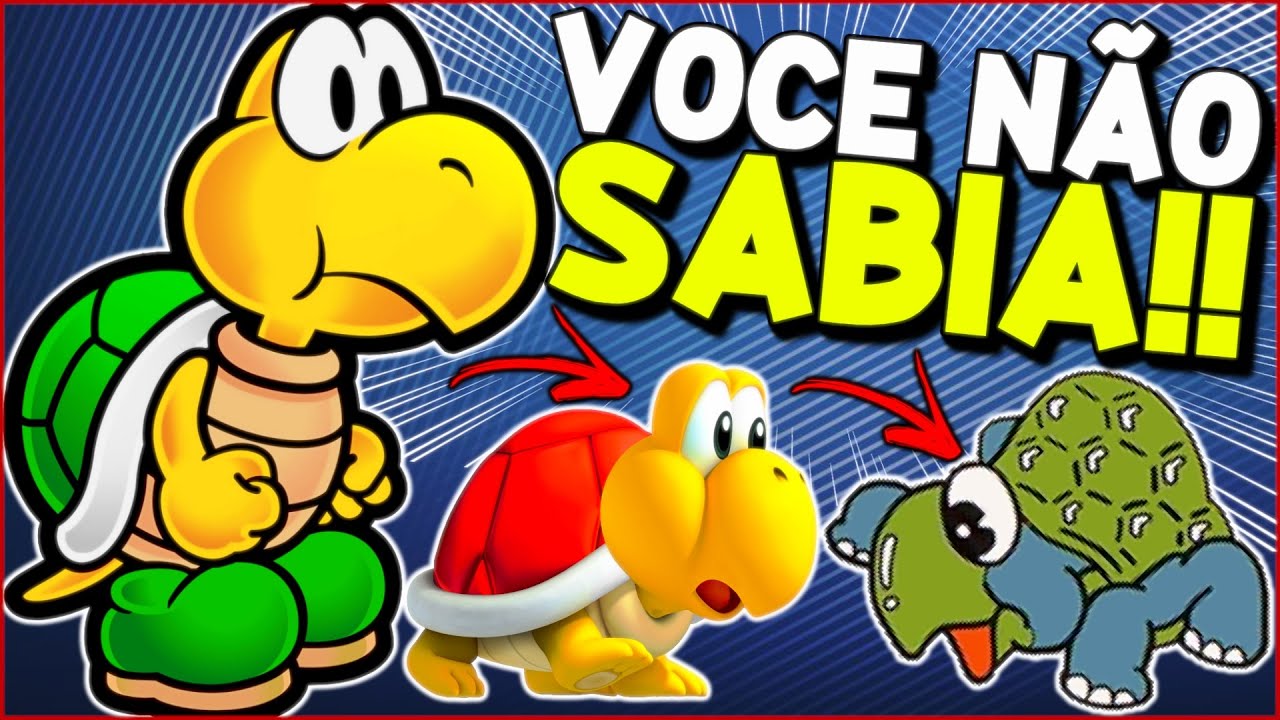 7 SEGREDOS OBSCUROS sobre o KOOPA TROOPA da Nintendo