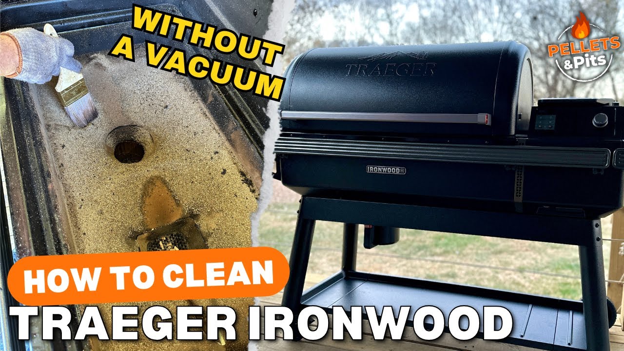 Cleaning the Traeger Ironwood XL Pellet Grill - MY WAY - No Vacuum Required!