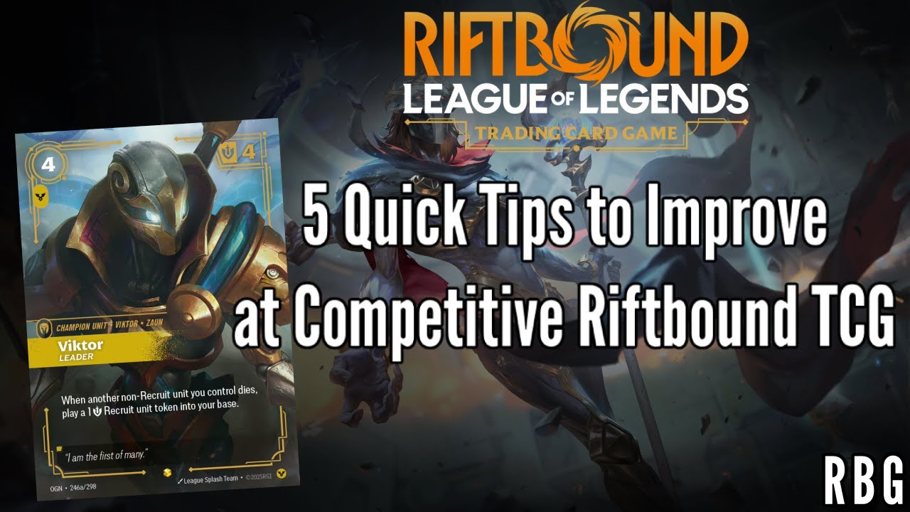 5 Quick Tips to Improve at Competitive Riftbound TCG