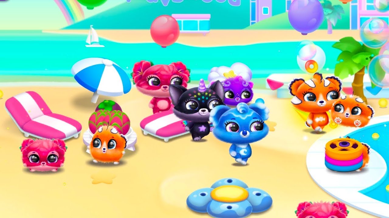 Fluvsies merge party unlimited tutoclub pets | Dress up pets | Tutotoons games 