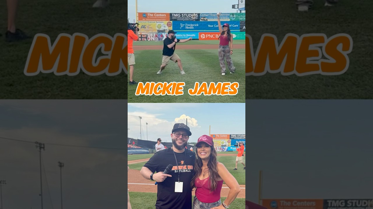 🚨 MICKIE JAMES- introducing #wwe and #tna legend!! #prowrestling ! #baseball Frederick Keys
