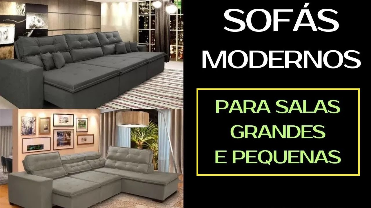 SOF&Aacute;S MODERNOS 2024 PARA SALAS GRANDES E PEQUENAS