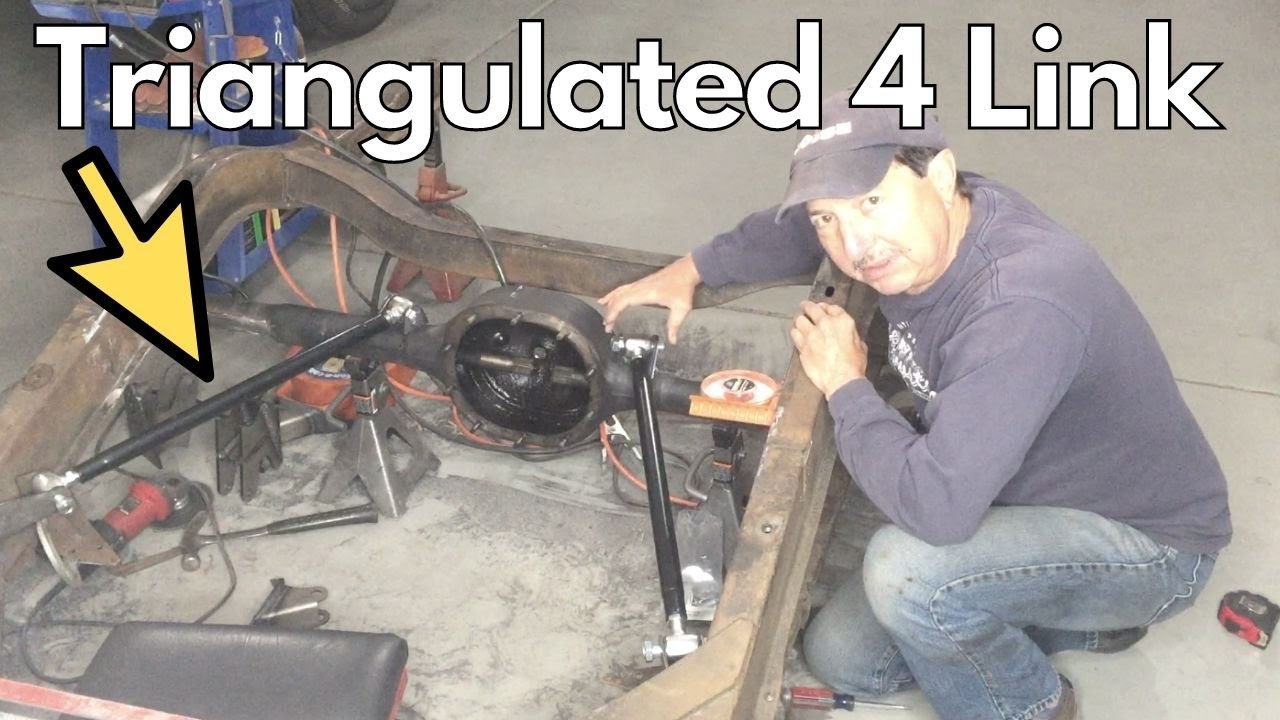Part 8. Triangulated 4 Link Suspension and Mustang II IFS (Independent Front). 1950 Willys Jeepster.