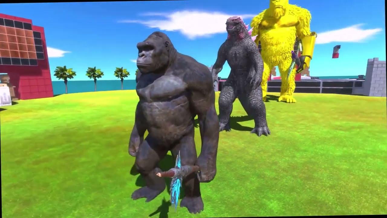 Thermo Godzilla or Lava Godzilla: Who Can Defeat Thunder King Kong? | Animal Revolt Battle Simulator