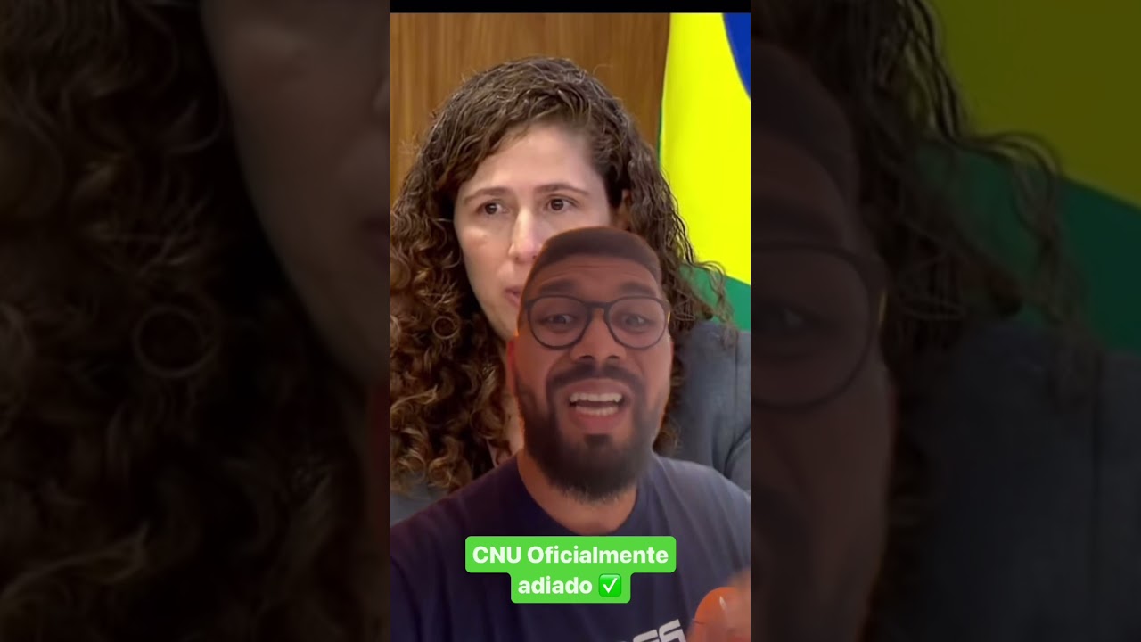 CNU ADIADO ✅ sem data marcada para pr&oacute;xima prova ⚠️
