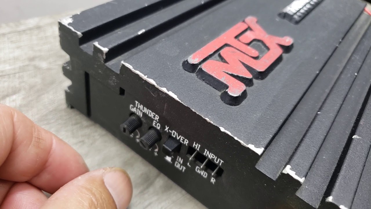 MTX Thunder 280 2-Channel Bridgeable Car Amplifier