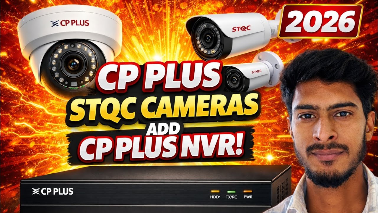 CP Plus STQC IP Camera Add to NVR | CP Plus STQC 2MP IP Camera Add to CP Plus NVR 