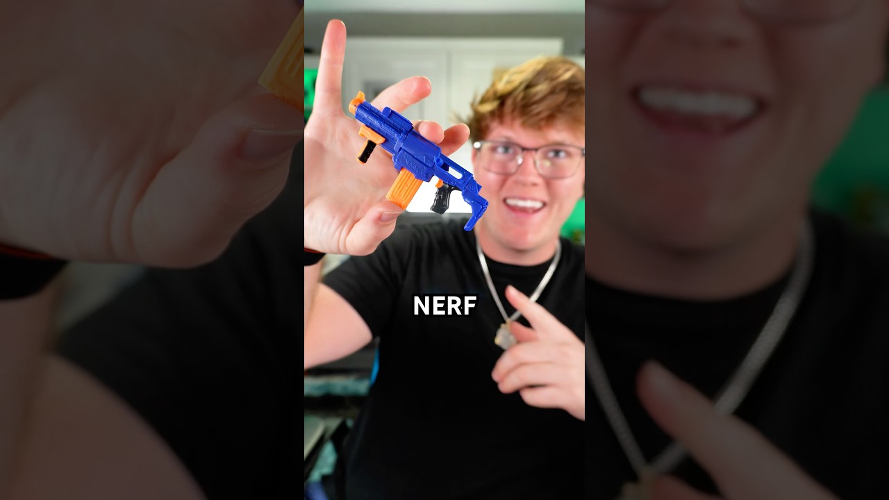 World&rsquo;s Smallest NERF GUN