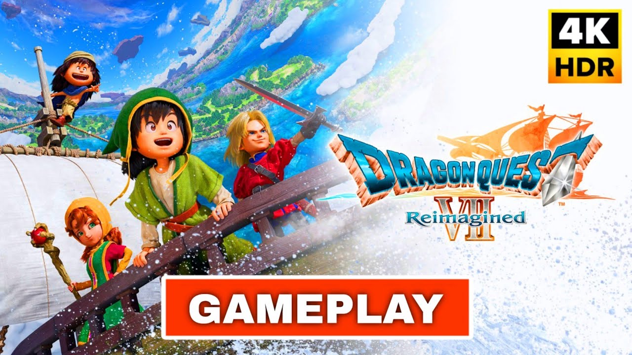 DRAGON QUEST VII Reimagined Gameplay Walkthrough FULL DEMO (4K 60FPS) No Commentary