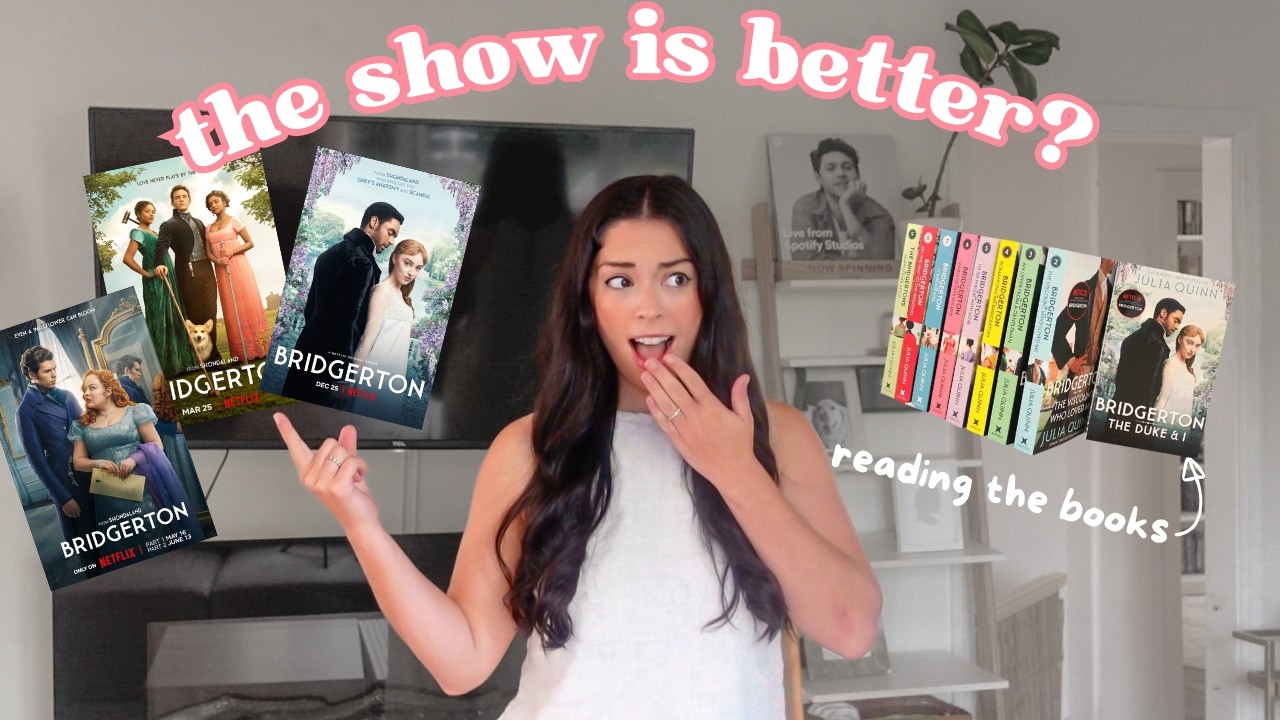 reading the BRIDGERTON series 📚🌸 | comparing the books and the show!