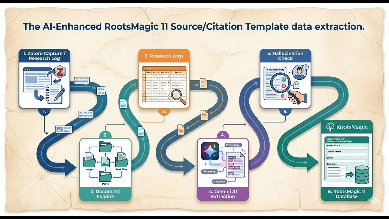Stop Typing Citations! Use AI Extraction to Clean Your RootsMagic 11 Source and Citation “Personal K