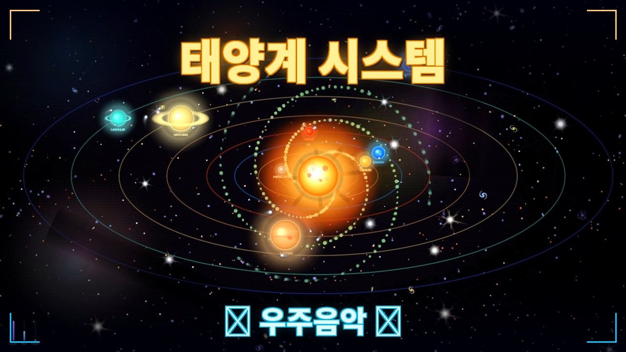 태양계 8개의 행성이 들려주는 cosmic healing music