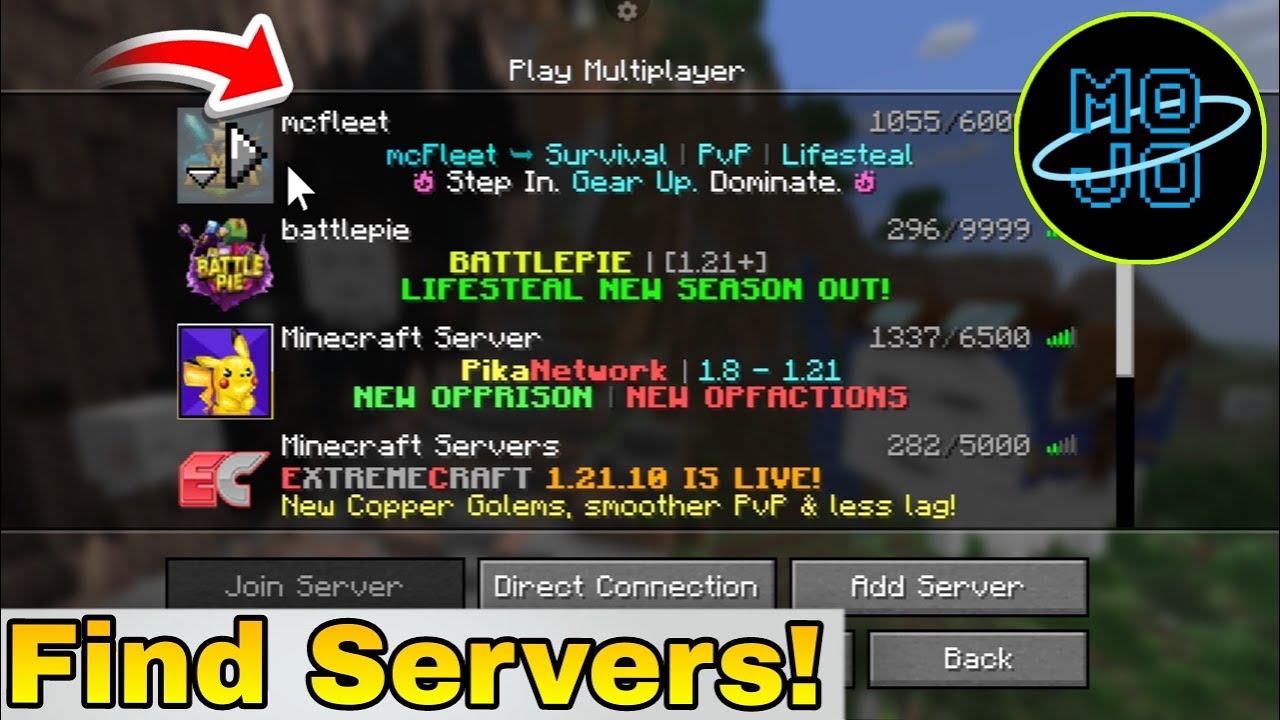 How to Find and Join the Best Servers For MOJO Launcher #minecraft #mojolauncher
