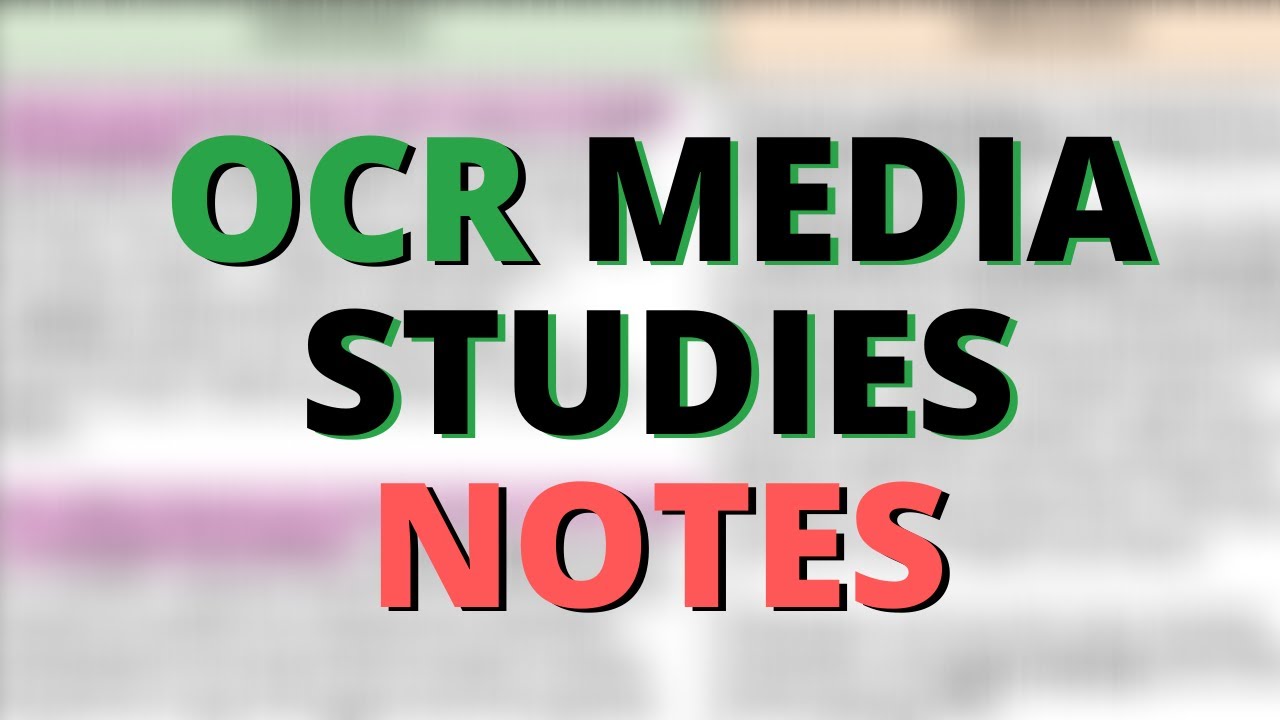 Free Resources to help you with OCR Media Studies A level