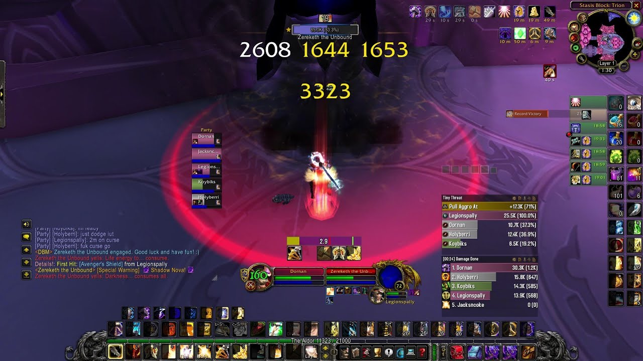 World of Warcraft TBC Classic Heroic Arcatraz Retribution