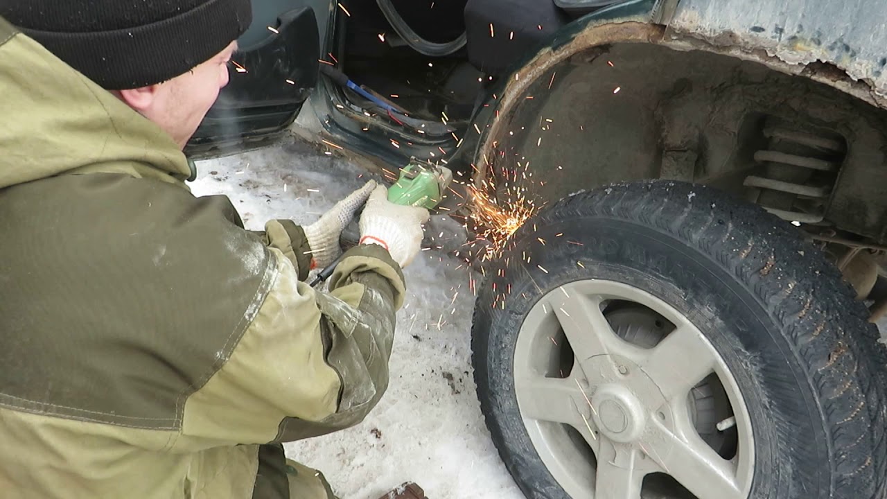 Замена порогов на шевроле ниве своими руками