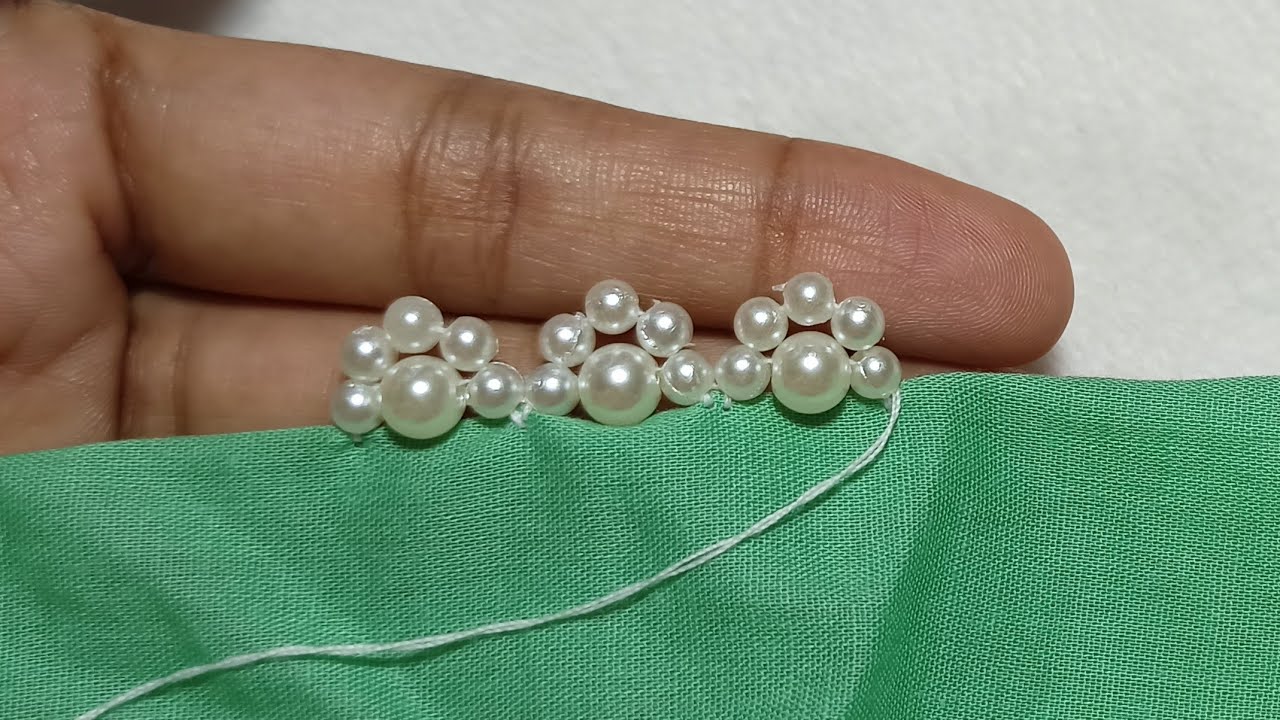 Pearl lace  / Neddle lace / সুই সুতা দিয়ে কুশিকাটার কাজ