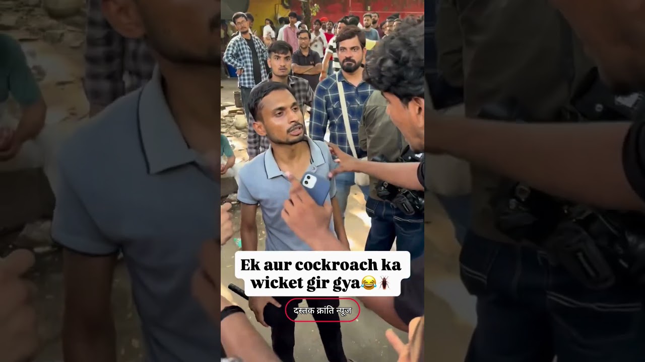 Students Live Protest At Godi Media #shorts