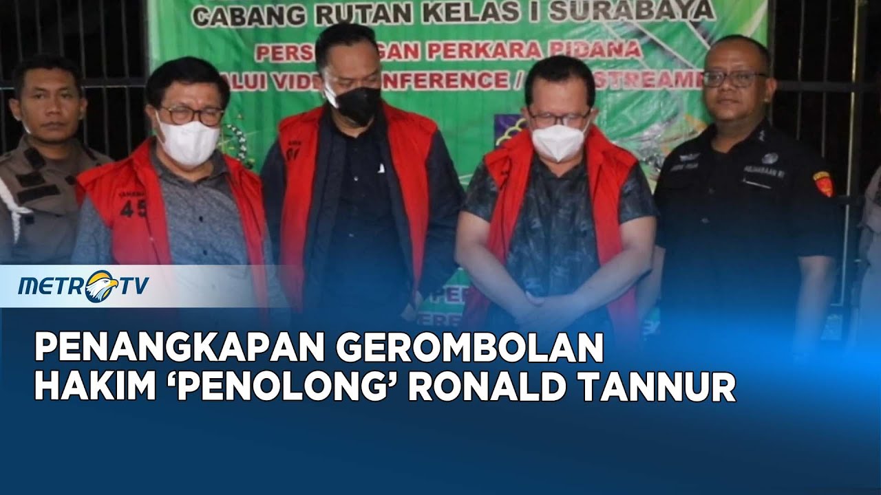 Momen Penangkapan 3 Hakim Penolong Ronald Tannur