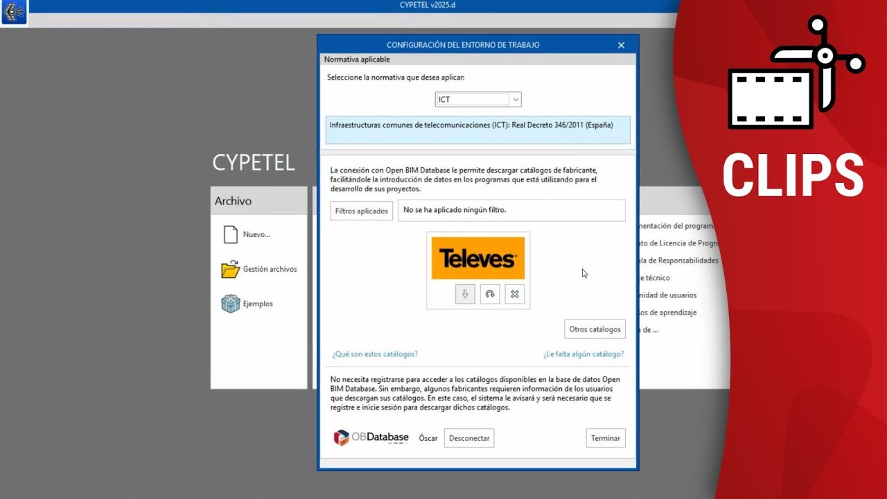 CYPETEL: Creación de obra nueva con BIMserver.center, normativa y catálogos