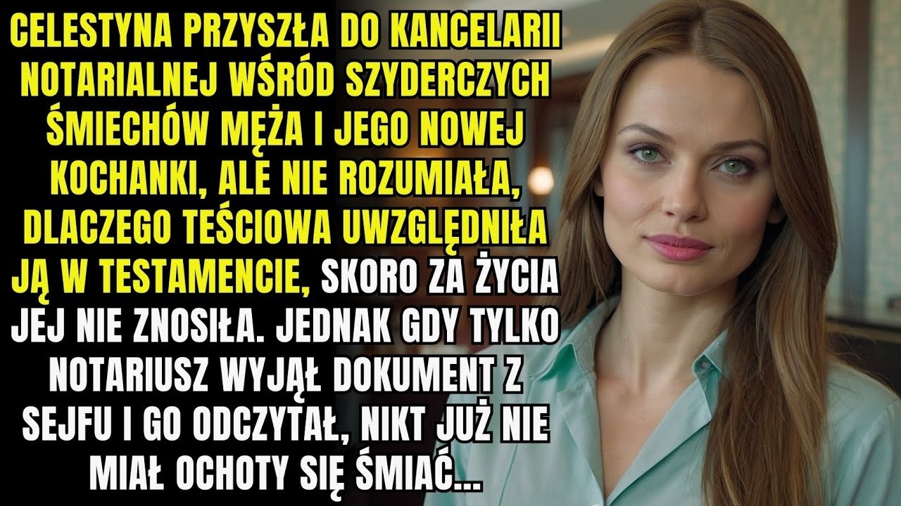 Celestyna musiała znosić szyderstwa męża i kochanki, ale niespodziewana wola teściowej zmieniła