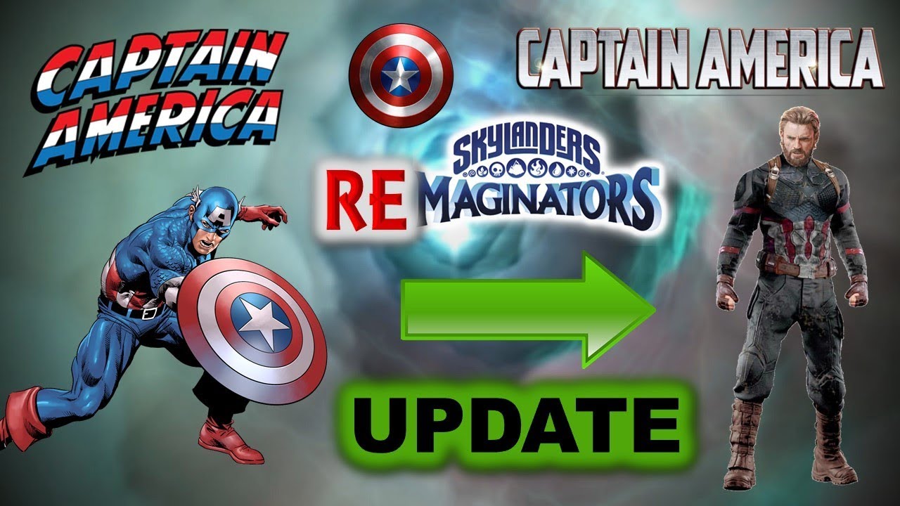 Brylander UPDATES... CAPTAIN AMERICA - from Avengers: Infinity War in Skylanders Imaginators!