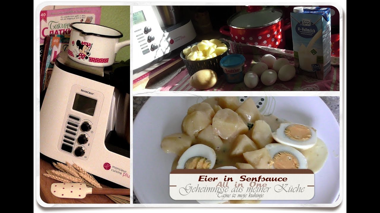 All in One * Eier in Senfsauce mit Kartoffeln * RW / Monsieur Cuisine Plus