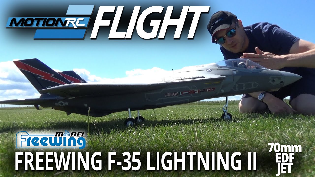 Freewing F-35 Lightning II — обзор полётов в Grass Ops — Motion RC