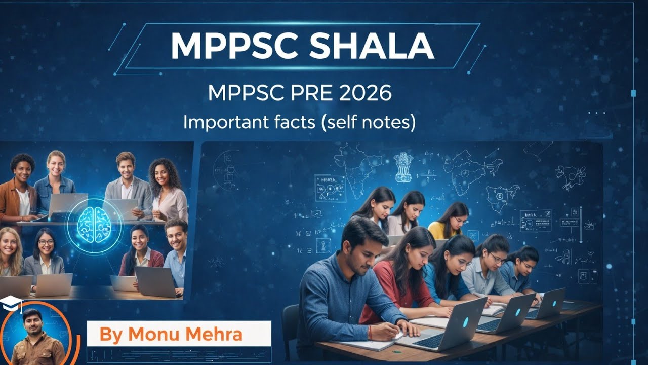 Copy of Mppsc pre 2026 80+नंबरों की तैयारी important onelines facts, by monu mehra
