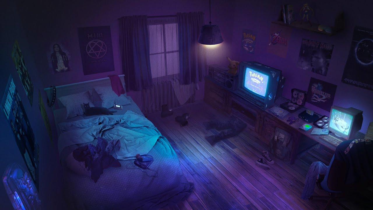 Y2K Bedroom ASMR Ambience | Early 2000s Room Soundscape